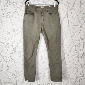 Flint and Tinder Sage Green Tan Mid Rise Slim Fit Chino Pants